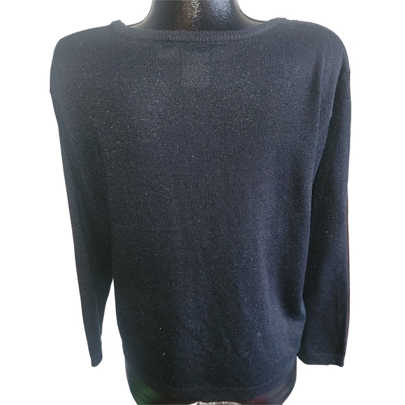 Beta's Choice Black Button-Up Cardigan Sweater XL - Picture 5 of 6